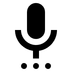 Settings Voice Fill Icon from Outlined Fill - Streamline Material Set