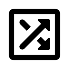 Shuffle On Icon from Rounded Line - Material Pro Set