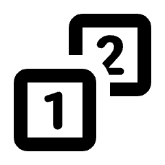 Slide Transition Icon from Rounded Line - Streamline Material Set