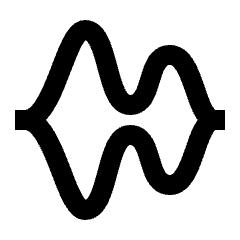 Sound Wave Icon from Sharp Line - Streamline Material Set