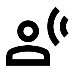 Spatial Audio Off Icon from Outlined Line - Streamline Material Set