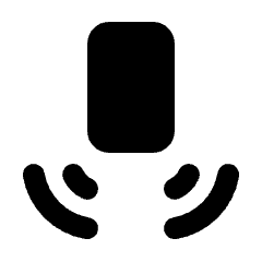 Spatial Speaker Fill Icon from Rounded Fill - Streamline Material Set