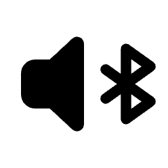 Speaker Bluetooth Fill Icon from Rounded Fill - Material Pro Set