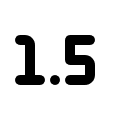 Speed 1 5 Icon from Rounded Line - Streamline Material Set