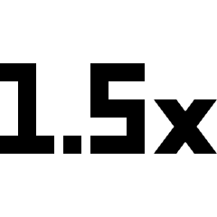 Speed 1 5x Fill Icon from Sharp Fill - Streamline Material Set