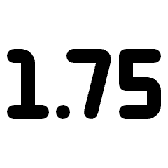 Speed 1 75 Icon from Rounded Line - Streamline Material Set