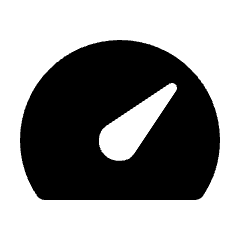 Speed Fill Icon from Rounded Fill - Streamline Material Set