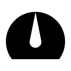 Speed Medium Fill Icon from Sharp Fill - Streamline Material Set