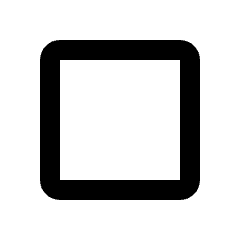 Stop Icon from Rounded Line - Material Pro Set