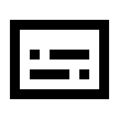 Subtitles Icon from Sharp Line - Streamline Material Set