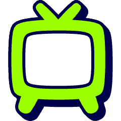 Television Icon from Stickies Duo Set