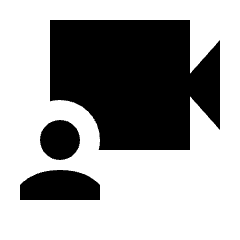 Video Camera Front Fill Icon from Sharp Fill - Material Pro Set