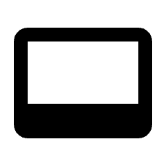 Video Label Icon from Rounded Line - Streamline Material Set