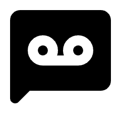 Voice Mail Record Fill Icon from Rounded Fill - Material Pro Set