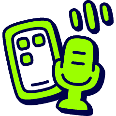 Voice Recording Icon from Stickies Duo Set