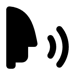 Voice Selection Fill Icon from Rounded Fill - Streamline Material Set