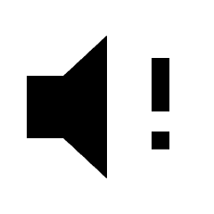 Volume Alert Fill Icon from Sharp Fill - Material Pro Set