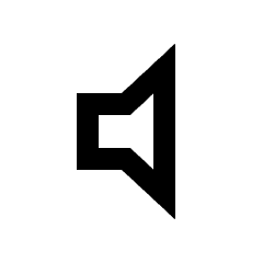 Volume Mute Icon from Sharp Line - Material Pro Set