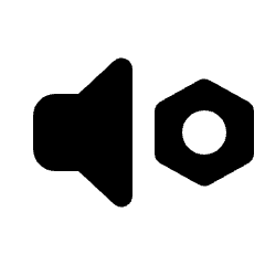 Volume Setting Bolt Fill Icon from Rounded Fill - Streamline Material Set