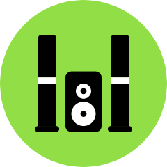 Home Theater Icon from Kameleon Pop Set