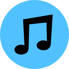 Music Note Icon from Kameleon Pop Set