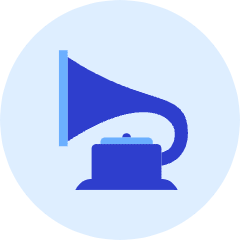 Phonograph Icon from Kameleon Duo Set