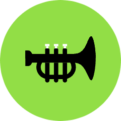 Trumpet Icon from Kameleon Pop Set