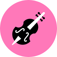 Violin Icon from Kameleon Pop Set