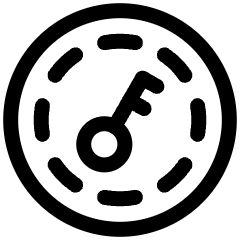 Access Token Authentication Coin Icon from Ultimate Regular Set