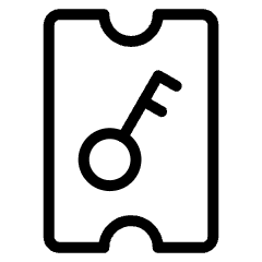 Access Token Authentication Coupon Icon from Ultimate Light Set