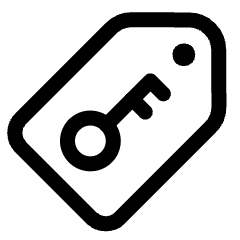 Access Token Authentication Mark Icon from Ultimate Regular Set