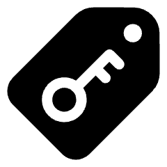 Access Token Authentication Mark Icon from Ultimate Bold Set