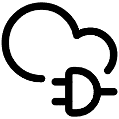 Api Related Authentication Plug Icon from Ultimate Regular Set