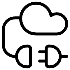 Api Related Authentication Unplugged Icon from Ultimate Light Set