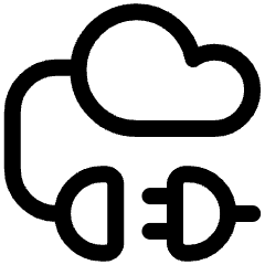 Api Related Authentication Unplugged Icon from Ultimate Regular Set