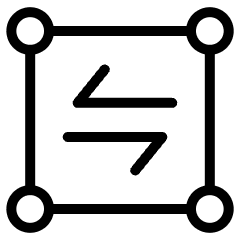 Boundary Protocal Authentication Square Point Icon from Ultimate Light Set
