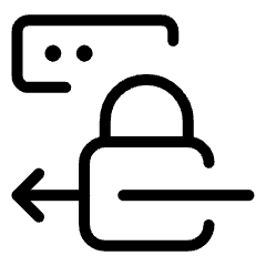 Brute Force Authentication Lock Through Icon from Ultimate Light Set