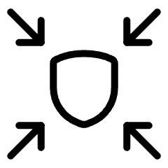 Brute Force Authentication Shield Attack Icon from Ultimate Light Set