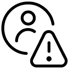 Credential Stuffing Authentication Avatar Circle Icon from Ultimate Light Set