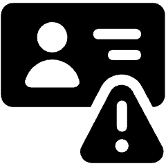 Credential Stuffing Authentication Card Icon from Ultimate Bold Set