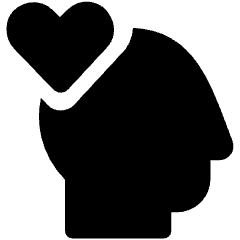 Empathy Authentication Heart Outside Icon from Ultimate Bold Set