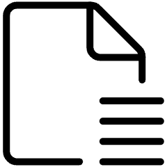 Logs Authentication Stack Document Icon from Ultimate Light Set