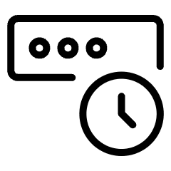 One Time Password Authentication Timer Icon from Ultimate Light Set