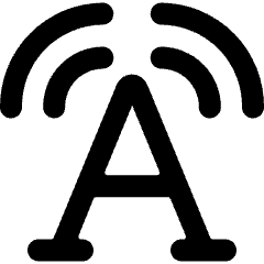 Speech Translate Icon from Ultimate Bold Set