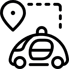 Auto Pilot Car Pin Icon from Ultimate Light Set