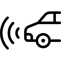 Auto Pilot Car Rear Warning Icon from Ultimate Light Set