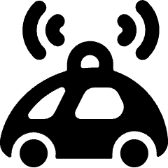 Auto Pilot Car Signal 1 Icon from Ultimate Bold Set