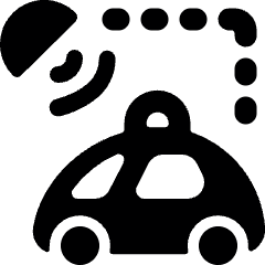 Auto Pilot Car Signal Icon from Ultimate Bold Set