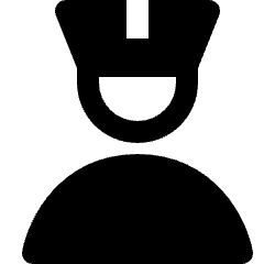 Man Hard Hair Icon from Nova Solid Set