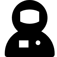 Man Racer Icon from Nova Solid Set